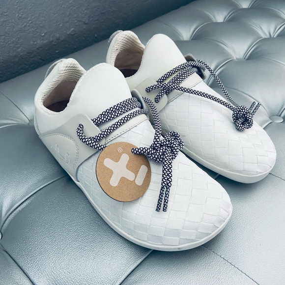 Unisex OTZ Shoes AVY Textile Lace Up 74249 White main image 8